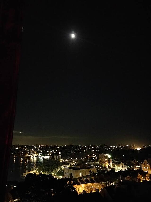 Night Sky from One of the Domes at the Sydney Observatory